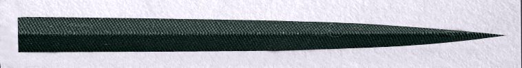 5-1/2" Precision Triangular Nut File - Image 2