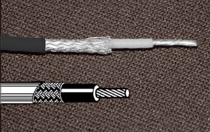 22 AWG PVC Tinned Copper Stranded Inner Electronics Guitar Wire With Copper Braid Shield - 3 Feet