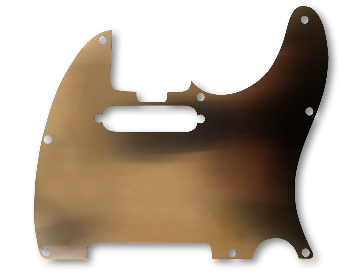 .006" Thick Tele Copper Pickguard Shield
